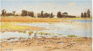 On The Meadow by Vladimir Donatovich Orlovskii