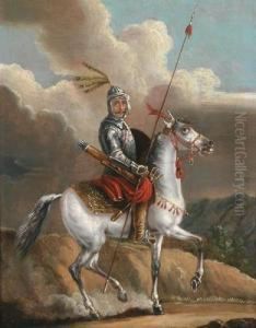 Kirghiz On Horseback by Alexander Ossipovitch Orlovsky