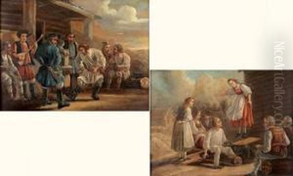 "danse Russe Rustique", Gravure - view 1