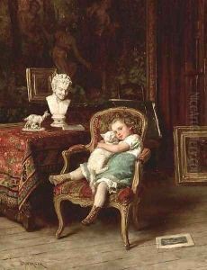 Best Friends by Theophile-Emmanuel Duverger