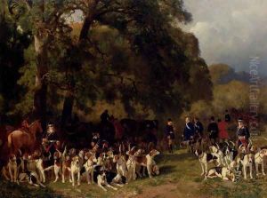 Depart Pour La Chasse by Jules Didier