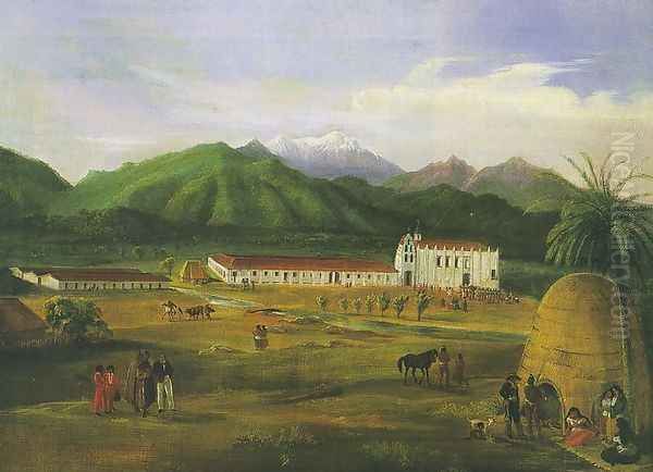 San Gabriel Mission 1832 - view 1
