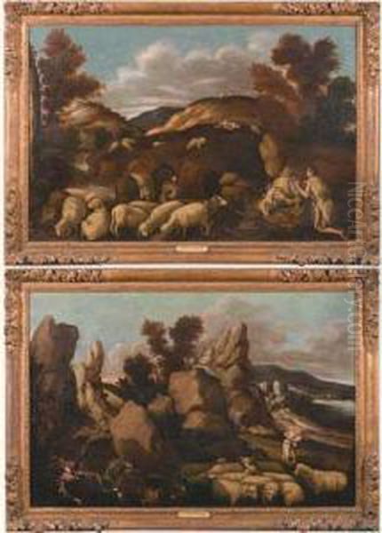 Le Sacrifice D'isaac-le Combat De Jacob Et L'ange - view 1