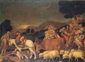 Jacob Con Los Rebanos De Laban by Pedro De Orrente
