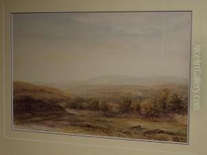 A Moorland Scene, With Barden Tower In Thedistance by James Orrock