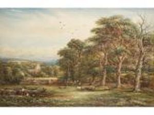 Ulverscroft Priory, Leicestershire by James Orrock