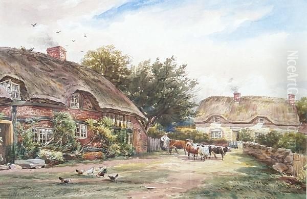 Cottages, Newtown Linford - view 1