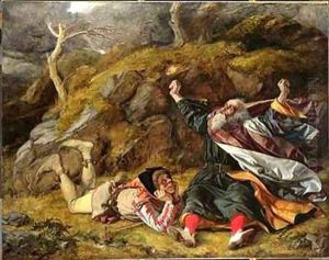 King Lear and the Fool in the Storm by William Dyce