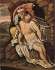 Deposizione Nel Sepolcro by Lelio Orsi