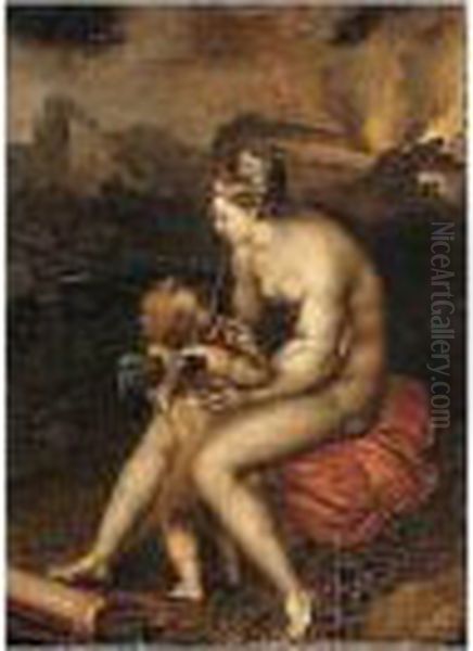 Landscape With Venus And Cupid - view 1