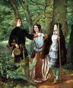 The Mock Marriage of Orlando and Rosalind by Walter Howell Deverell