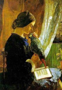 The Grey Parrot by Walter Howell Deverell