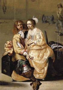 A Guardroom Interior c. 1630 by Jacob Duck