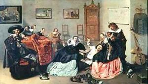 Scene Galante by Jacob Duck