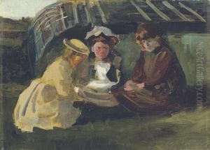 Winding Wool by Walter Frederick Osborne