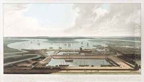A View of the East India Docks - view 1