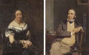 Portrait Of A Lady; And Portrait Of A Gentleman Portrait Of A Lady; And Portrait Of A Gentleman