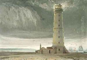Dungeness Lighthouse by William Daniell RA