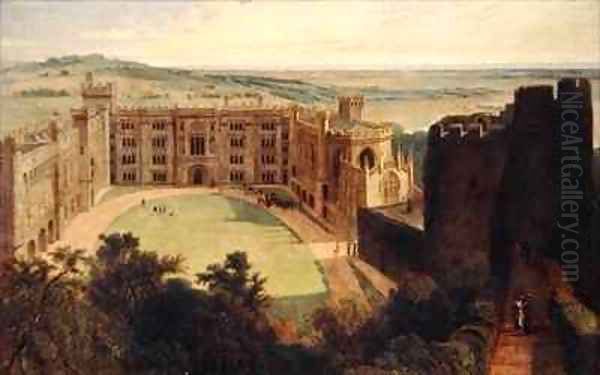 Arundel Castle from the Keep - view 1
