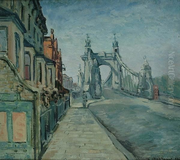 Hammersmith Bridge - view 1