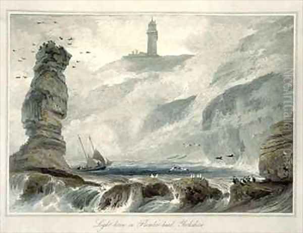 Lighthouse on Flamborough Head - view 1