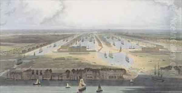 West India Trade Docks - view 1