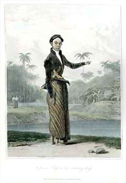 A Javan Chief in his Ordinary Dress - view 1