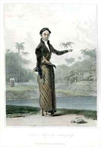 A Javan Chief in his Ordinary Dress by William Daniell RA