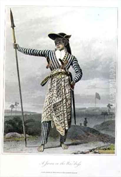 A Javan in the War Dress - view 1