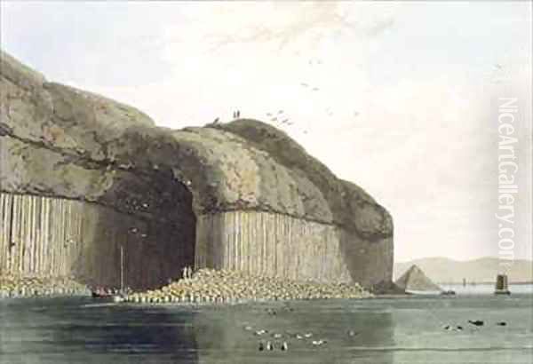 Entrance to Fingals Cave Staffa - view 1