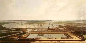 New Dock Wapping by William Daniell RA