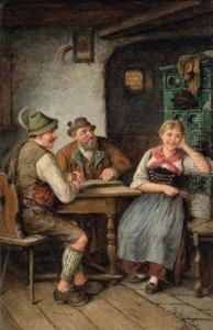 Ein Paar Alpenlandische Wirtshausszenen