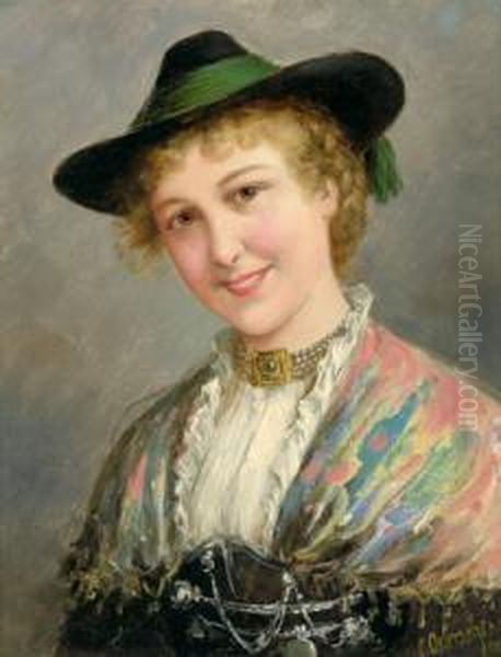 Junge Frau In Tracht - view 1