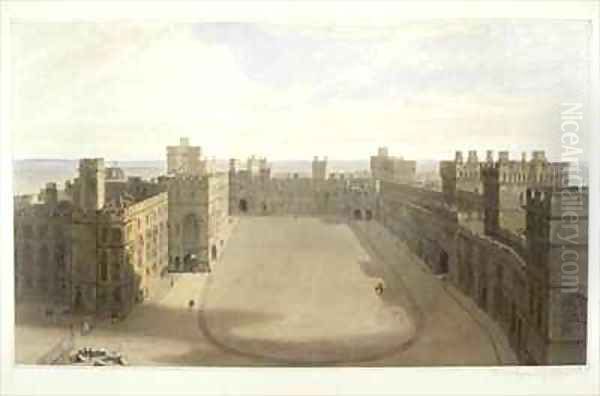 Looking onto the Quadrangle at Windsor - view 1