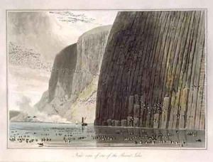 Near view of one of the Shiant Isles by William Daniell RA