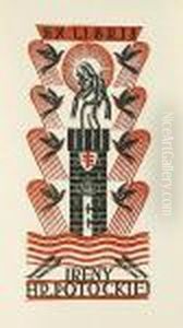 Exlibris Ireny Hr. Potockiej by Stanislaw J. Ostoja-Chrostowski