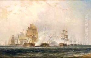 The Battle of the Nile by William Daniell RA