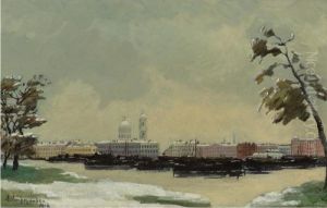 View Of St. Petersburg by Anna Petrovna Ostroumova-Lebedeva