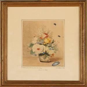 Roser I Et Glas by Otto Didrik Ottesen