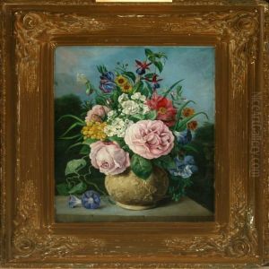 Still Life With Flowers by Otto Didrik Ottesen