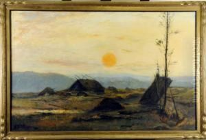 Soleil Couchant by Henri Ottevaere