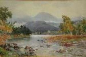 After Rain The Ballochbuie From Old Brig O'dee by Benjamin John Ottewell