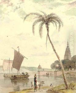 View on the Ganges by William Daniell RA