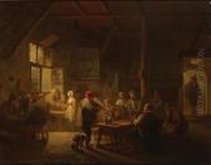 'a Busy Tavern'.