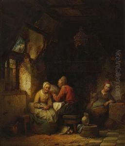 Peasants In An Interior