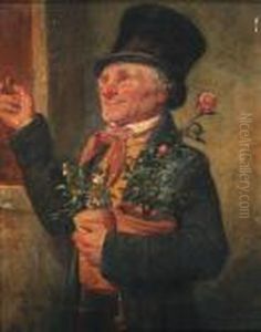 The Old Charmer by Ferdinand de Braekeleer