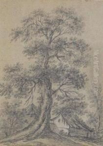 Arbre Et D'une Ferme by Jacques Charles Oudry