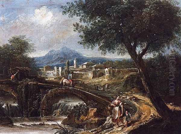 Landscape with Bridge - view 1