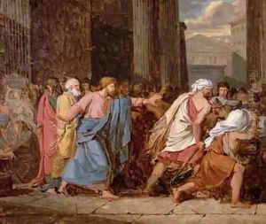 Jesus Driving the Merchants from the Temple