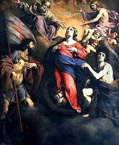 Assumption of the Virgin by Luca Da Reggio (Ferrari)